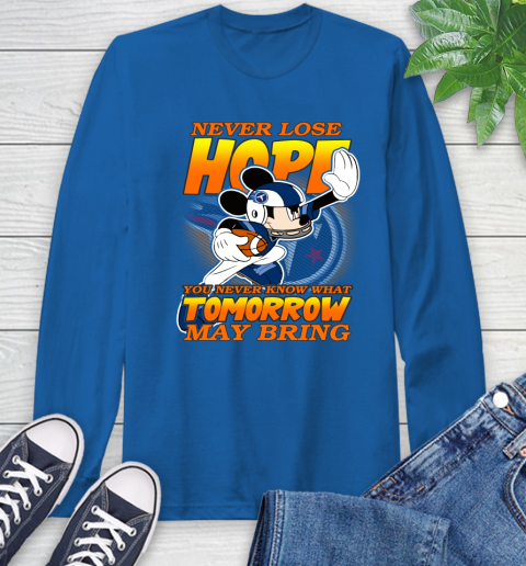 Tennessee Titans NFL Football Mickey Disney Never Lose Hope Long Sleeve T-Shirt 10