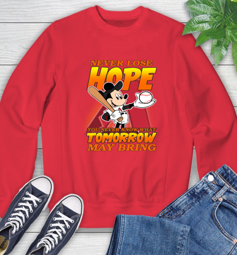 Arizona Diamondbacks MLB Baseball Mickey Disney Never Lose Hope Sweatshirt 10