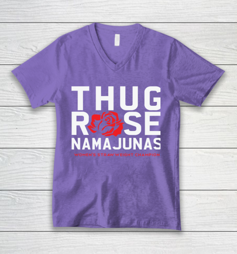 Thug Rose Namajunas Classic V-Neck T-Shirt 8