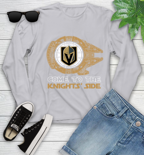 NHL Come To The Vegas Golden Knights Wars Hockey Sports Youth Long Sleeve 5