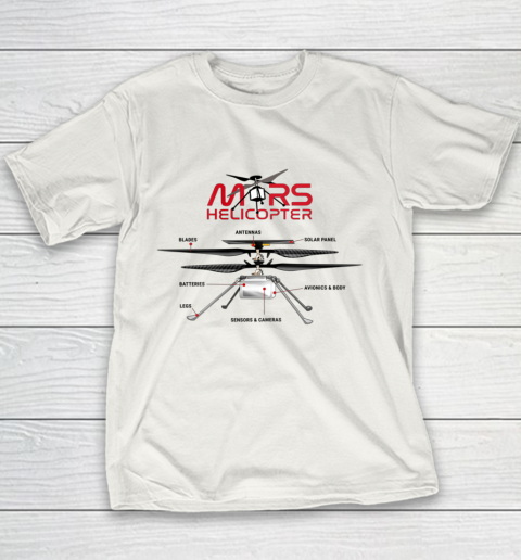 Nasa Mars 2020 Ingenuity Helicopter Youth T-Shirt