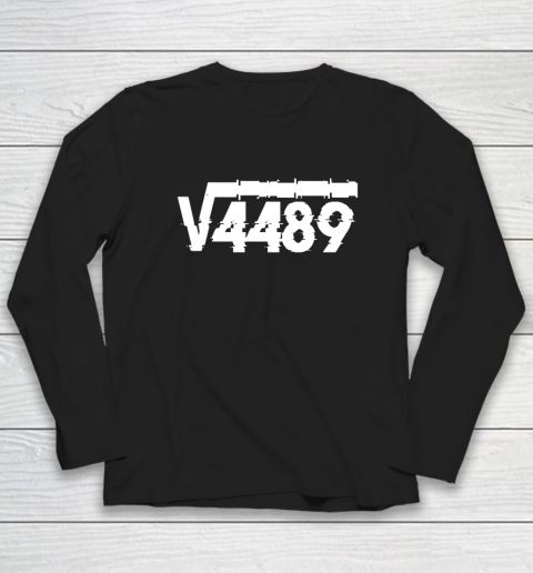 Square Root 67 Year Old Gift Funny Teacher 67th Birthday Long Sleeve T-Shirt