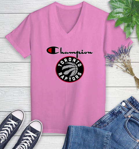 NBA Basketball Toronto Raptors Champion Shirt Women's V-Neck T-Shirt 10