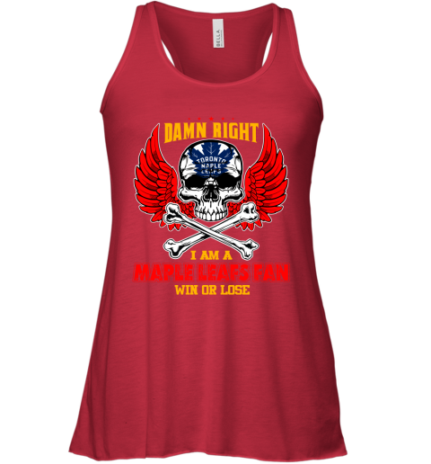 NHL Damn Right I Am A Tampa Bay Lightning Win Or Lose Skull Hockey Sports 7uJZokwtmyr flowy tank 32 95 151514 front red