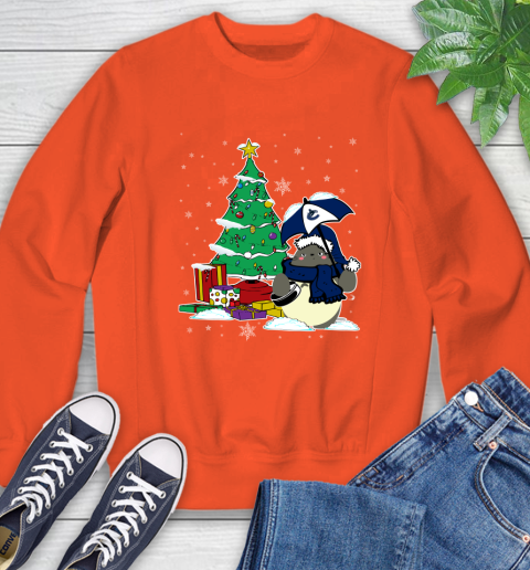 Vancouver Canucks NHL Hockey Cute Tonari No Totoro Christmas Sports Sweatshirt 3