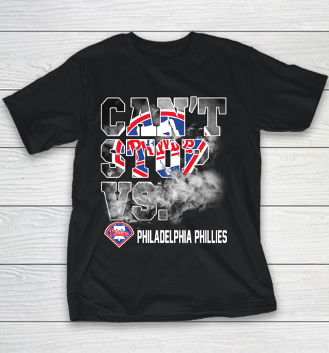 MLB Philadelphia Phillies Baseball Can't Stop Vs Phillies Youth T-Shirt