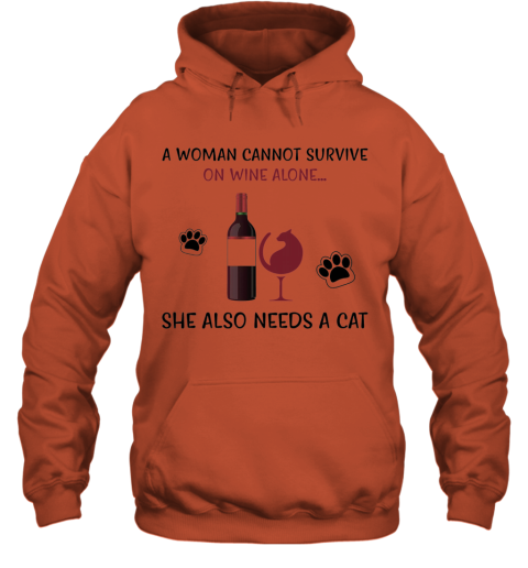 orange cat hoodie