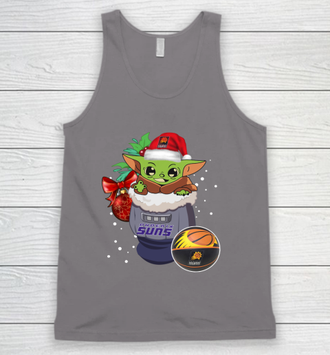 Phoenix Suns Christmas Baby Yoda Star Wars Funny Happy NBA Tank Top 7