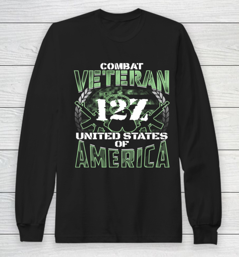Veteran Shirt 12Z MOS United States Combat Veteran Long Sleeve T-Shirt
