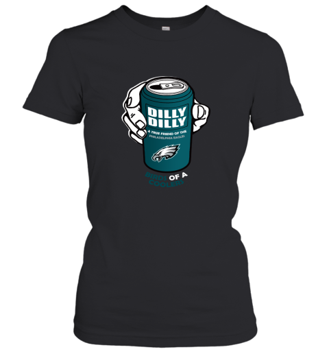 Bud Light Dilly Dilly! Philadelphia Eagles Birds Of A Cooler Women's T-Shirt