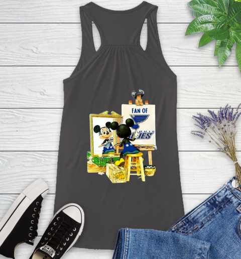 NHL Hockey St.Louis Blues Mickey Drawing Shirt 45
