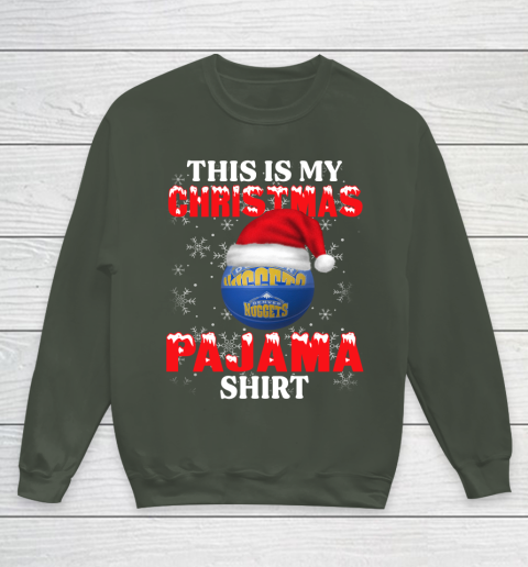 Denver Nuggets This Is My Christmas Pajama Shirt NBA Youth Sweatshirt 8