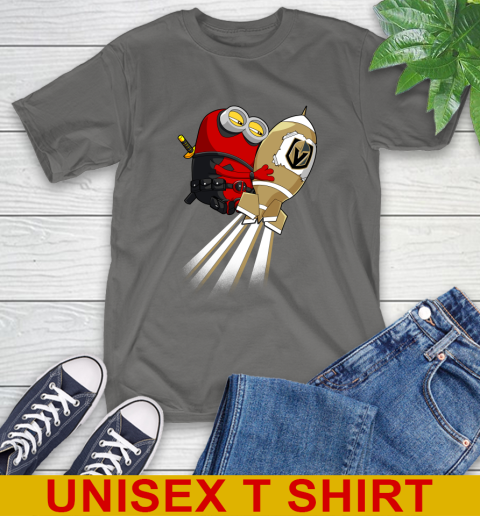NHL Hockey Vegas Golden Knights Deadpool Minion Marvel Shirt T-Shirt 10