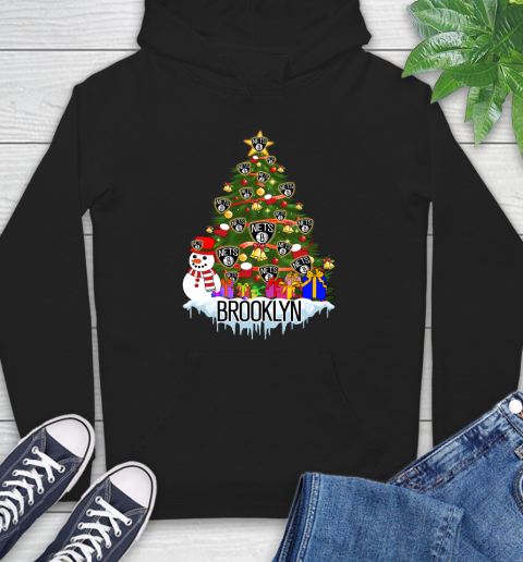 Brooklyn Nets Merry Christmas NBA Basketball Sports Hoodie 2