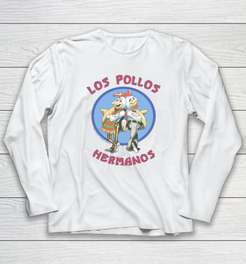 Los Pollos Hermanos Back To Back Portrait Long Sleeve T-Shirt