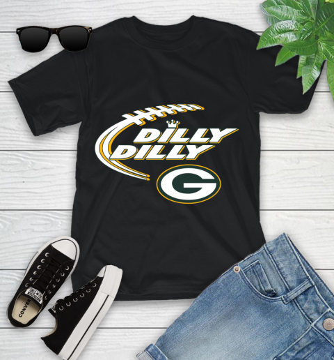 NFL Green Bay Packers Dilly Dilly Football Sports Youth T-Shirt 2