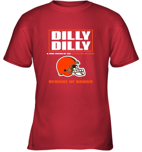 Dilly Dilly A True Friend Of The Cleveland Browns Youth T-Shirt 