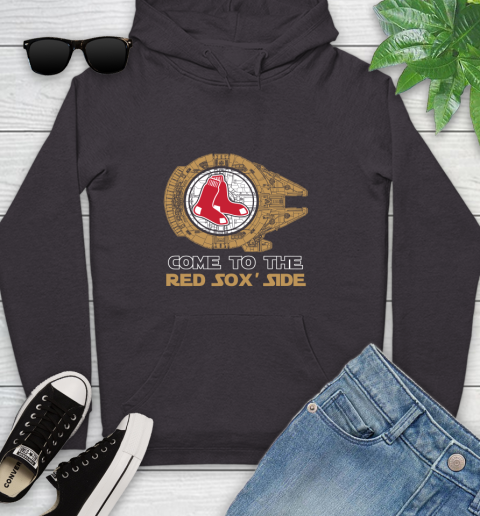 MLB Come To The Boston Red Sox Side Star Wars Baseball Sports Youth Hoodie 8