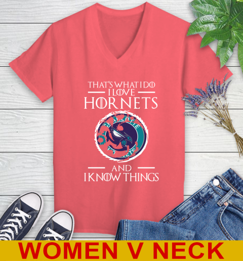 Charlotte Hornets NBA Basketball That's What I Do I Love My Team And I Know Things Game Of Thrones 78