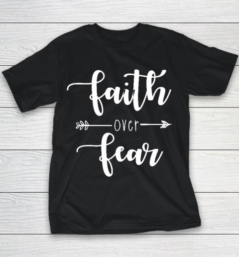 Faith Over Fear Relaxed Youth T-Shirt