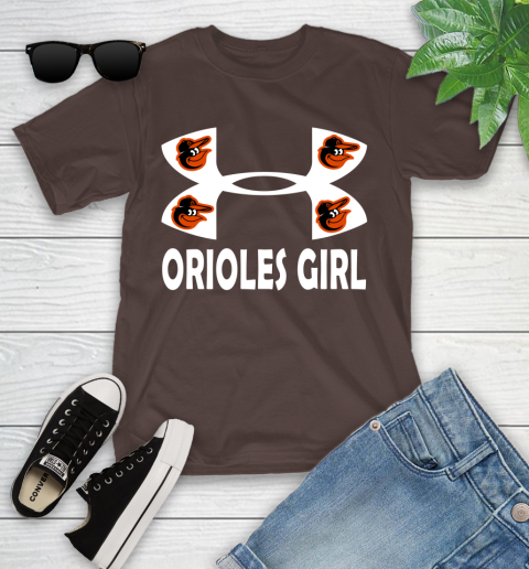 MLB Baltimore Orioles Under Armour Baseball Sports Youth T-Shirt 7