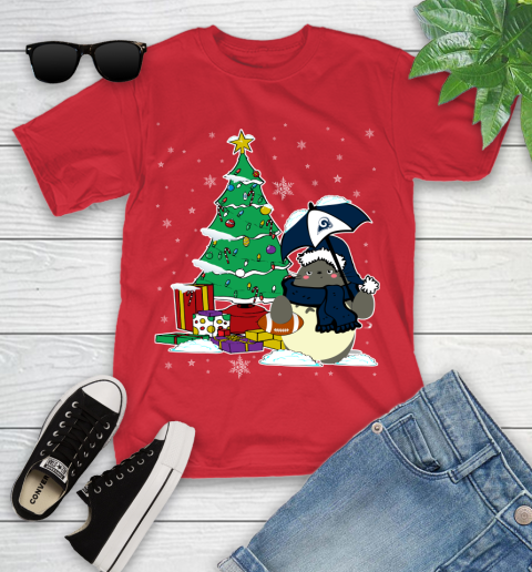 Los Angeles Rams NFL Football Cute Tonari No Totoro Christmas Sports Youth T-Shirt 13