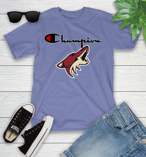 NHL Hockey Arizona Coyotes Champion Shirt Youth T-Shirt 12