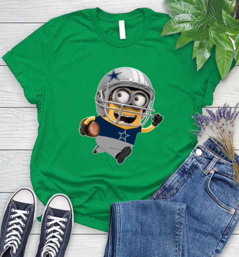 NFL Dallas Cowboys Minions Disney Football Sports Women's T-Shirt 6