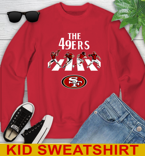 NFL Football San Francisco 49ers The Beatles Rock Band Shirt Youth Sweatshirt 7