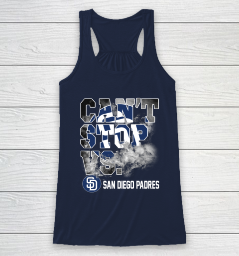 MLB San Diego Padres Baseball Can't Stop Vs Padres Racerback Tank 8