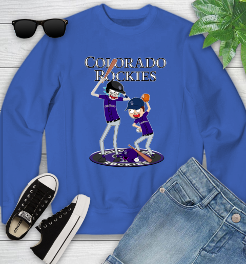 MLB Colorado Rockies Rick And Morty Baseball 122