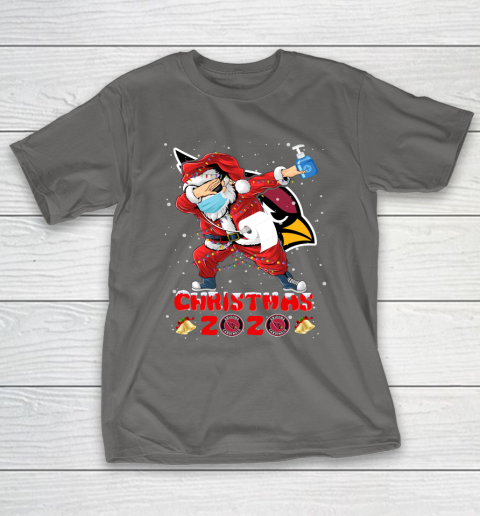 Arizona Cardinals Funny Santa Claus Dabbing Christmas 2020 NFL T-Shirt 8