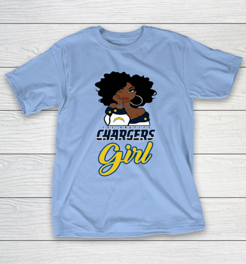 Los Angeles Chargers Girl NFL T-Shirt 11