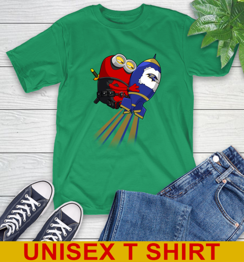 NFL Football Baltimore Ravens Deadpool Minion Marvel Shirt T-Shirt 7