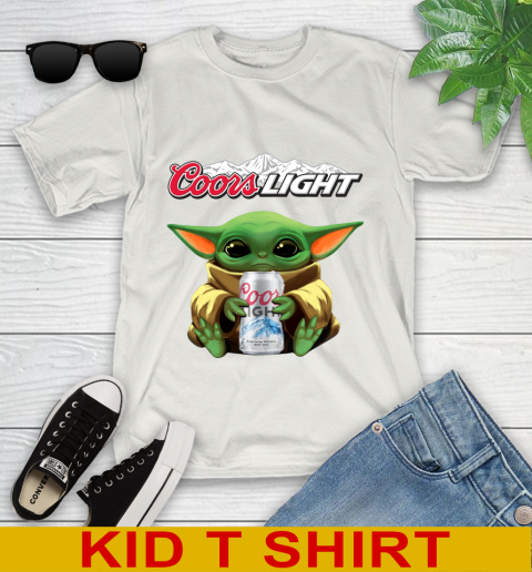 Star Wars Baby Yoda Hugs Coors Beer Shirt 112