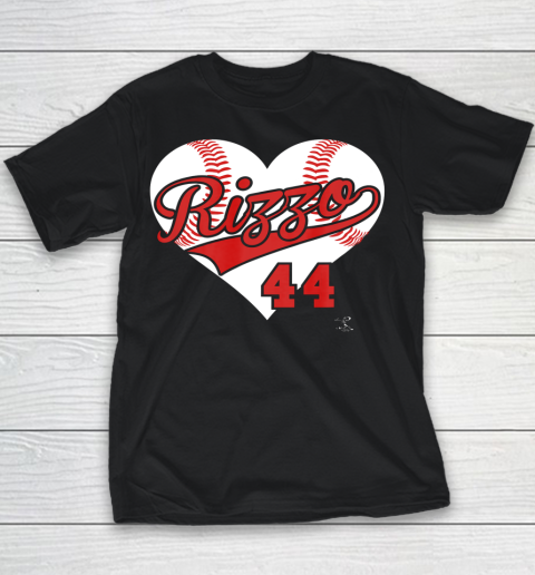 Anthony Rizzo Tshirt Baseball Heart Gameday Youth T-Shirt