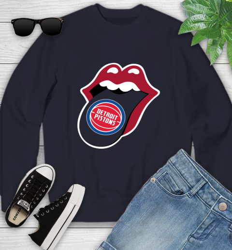 Detroit Pistons NBA Basketball Lips I Root For My Team Adoring Fan 117