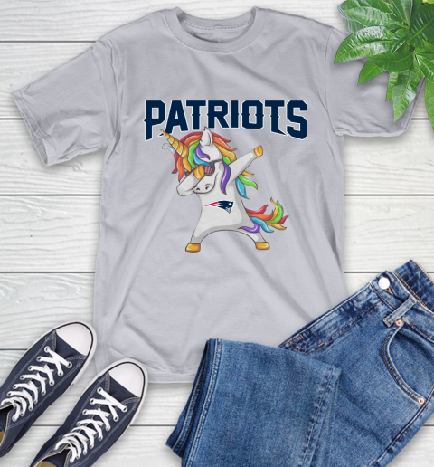 New England Patriots NFL Football Funny Unicorn Dabbing Sports T-Shirt 18