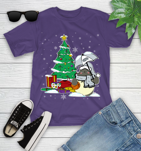 San Antonio Spurs NBA Basketball Cute Tonari No Totoro Christmas Sports Youth T-Shirt 3