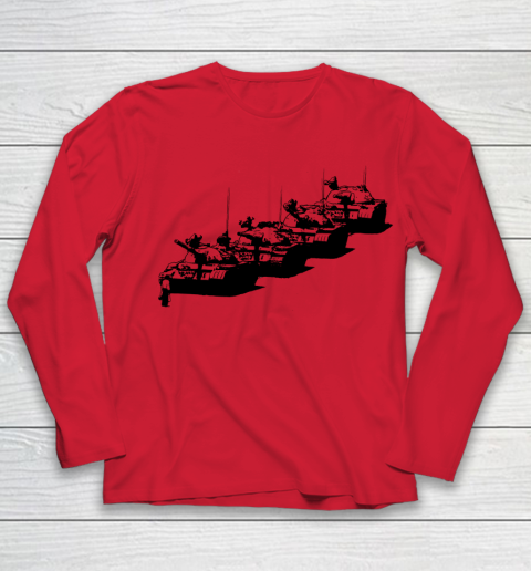 Tank Man Art Youth Long Sleeve 7