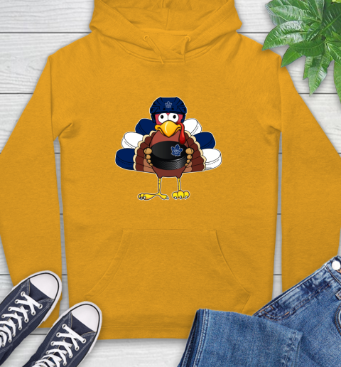 Toronto Maple Leafs Turkey Thanksgiving Day Hoodie 3