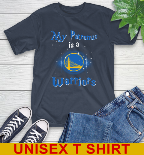 NBA Basketball Harry Potter My Patronus Is A Golden State Warriors T-Shirt 3