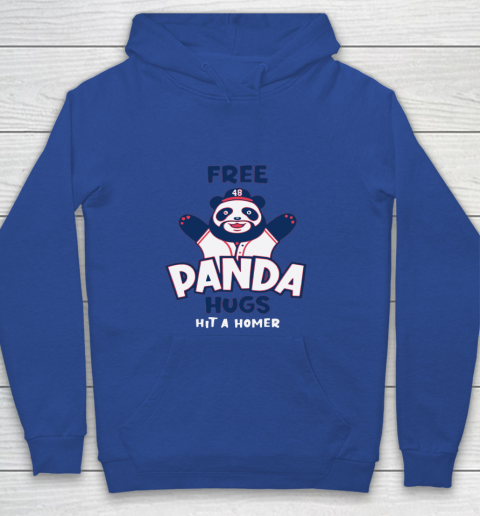 Free Panda Hugs Braves Youth Hoodie 5