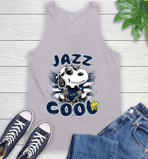 NBA Basketball Utah Jazz Cool Snoopy Shirt Tank Top 3
