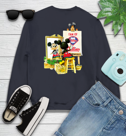 MLB Baseball Philadelphia Phillies Mickey Drawing Shirt 107