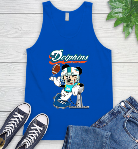 NFL Miami Dolphins Mickey Mouse Disney Super Bowl Football T Shirt Tank Top 5