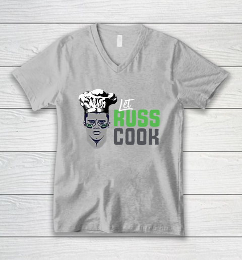 Let Russ Cook V-Neck T-Shirt 3