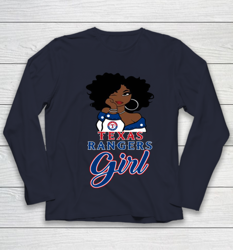 Texas Rangerss Girl MLB Youth Long Sleeve 4 Texas Rangerss Girl MLB Youth Long Sleeve - Image 4