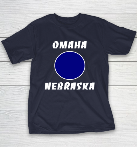 Nebraska Blue Dot Democratic 2nd District Omaha Youth T-Shirt 2