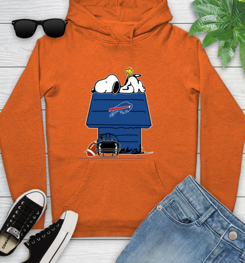 Buffalo Bills NFL Football Snoopy Woodstock The Peanuts Movie Youth Hoodie 5